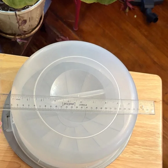 Sterilite Portable Latching Cake Server – Round White & Clear Carrier - Picture 3 of 7